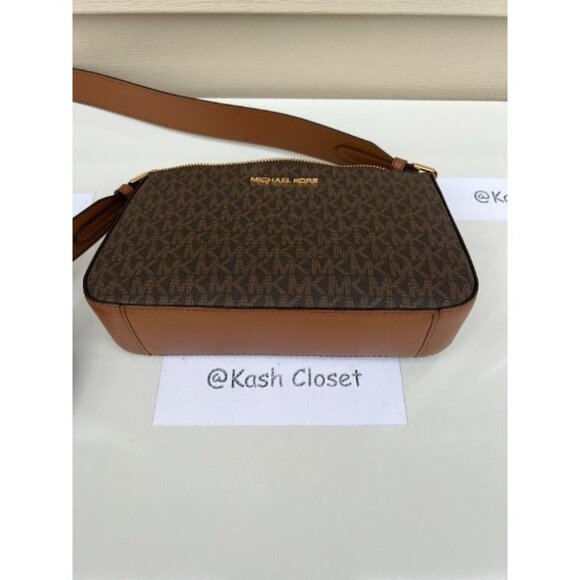 Michael Kors crossbody bag tech attached small coin purse airpod case brown - Picture 7 of 9